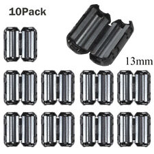 10Pc Black Clip On Clamp RFI EMI Noise Filters Ferrite Core For 5/7/9/13mm Cable picture