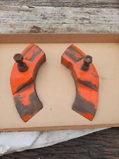 VINTAGE ALLIS CHALMERS TRACTOR HITCH SWAY BLOCKS, LEFT AND RIGHT, AM5547, AM5548 picture
