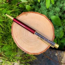 Natural Red Garnet Crystal Writing Pen Gemstone Reiki Healing Stone Gift Shop UK picture
