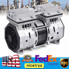 Oilless Vacuum Pump | Industrial Oil-Free Piston Vacuum Pump W/ Filter BEST SELL picture