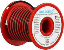 18 Gauge Silicone Wire Spool Red 50Ft and Black 50Ft 2 Separate Wires Flexible 1 picture