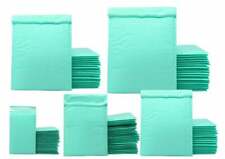 4x8, 6x10, 8x12, 10x15, 14x20 Cyan Aqua Mint Colored Poly Bubble Mailers picture