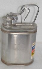 Vintage Eagle Mfg Co No 1301 Stainless Steel Safety Gas Can 1 Gallon, #3 picture