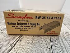 Vintage Swingline RW 35 Staples white box with Image of Staples picture