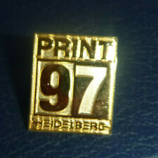 vintage Heidelberg Print 97' McCormick Place Chicago  Pin  printing press 1997 picture