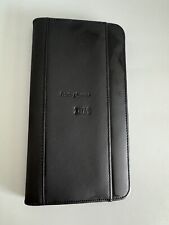 Vintage IBM Black Faux Leather Travel Portfolio 8.5” x 4.5” Credit Card Holder picture