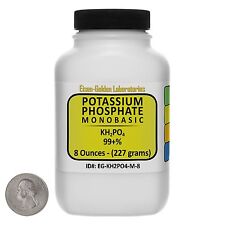 Potassium Phosphate Monobasic [KH2PO4] 99+% Fine Crystals 8 Oz in a Bottle USA picture