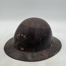 Vintage B.F. McDonald Co. Full Brim Bakelite Miner’s Hard Hat With Liner 1950s picture