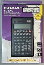 Vintage SHARP EL-520L Scientific Calculator - Advanced D.A.L. With Swing Case picture