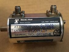 Telonic Altair 8120S-119 0-80dB 10dB-Steps RF Attenuator 50Ohm Microwave SMA(f) picture