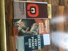 3 books welding 1963 Hobart Marquette Welds supplies vintage booklets picture