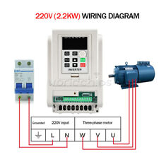 220V 2.2KW Variable Frequency Drive Inverter CNC VFD VSD Single To Three Phase picture
