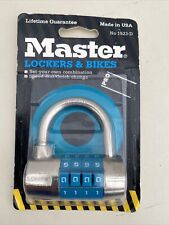 Vintage Master Lock Set Your Own Combination Padlock 1523D GreenNew Old Stock picture