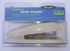 Deluxe Desk Stapler Swingline 2-20 Sheets S.F. 4 Acco New Old Stock Vintage picture