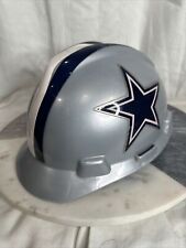 Dallas Cowboys Hard Hat NFL 1997 MSA  V-Gard Size Medium Adjustable Vintage picture