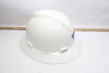 MSA Commodore V-Gard Cap Safety Hard Hat Suspension with Harness Standard White picture