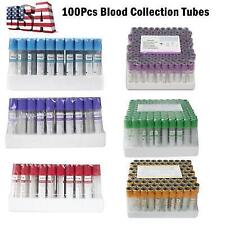 100Packs Vacuum Sterile Blood Collection Tubes/Coagulation/EDTA Tubes EXP 2025 picture
