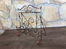 Hand Forged Book Holder Stand Wedding Guest Vintage picture