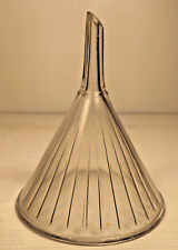 Vintage Industrial Glass Funnel  6