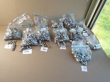 +40LB New & Used Mixed Lot of Bolts, Nuts, Washers many types sizes styles -Read picture