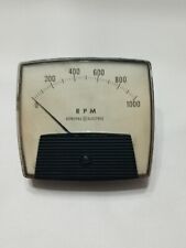 Vintage General Electric 0-1000 RPM Gauge  - Made In USA picture