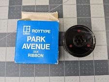 Litton Roytype Park Avenue Silk Ribbon 301 9/16 Inch Black Red picture