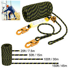VEVOR Vertical Lifeline Assembly Fall Protection Rope 25/50/100/150ft Polyester picture