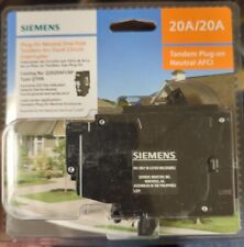 Siemens Plug-On Neutral One Pole Tandem Arc-Fault Circuit Interrupter 20A/20A  picture