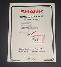 Vintage Sharp Transparency Film for Sharp Copiers 95 sheets SF-85A picture
