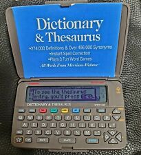1989 Vintage Franklin Bookman Dictionary & Thesaurus MWD-440 Works Perfectly  picture
