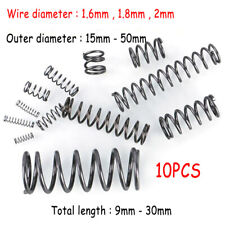 Compression Spring Wire Dia 1.6mm 1.8mm 2mm OD 9mm-30mm Spring Steel L 15mm-50mm picture