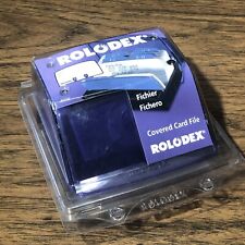 Vintage Rolodex Covered 125 Card File Holder 2.25