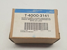 Johnson Controls T-4000-3141 Thermostat Cover White Plastic with JC Logo picture