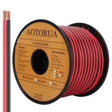 100FT 14/2 Gauge Red Black Electrical Wire: 14AWG, 2 Conductor, LED Strips Cord picture