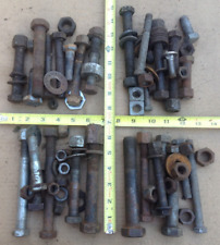 Vintage Hex Nuts & Bolts Mixed Lot - 15 Pound Lot 2 - Some Large Auto Machine picture