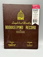 Vintage 1985 DOME Simplified Weekly Bookkeeping Record No. 600 NOS picture