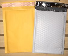 Choose Quantity 1-2000 of Kraft or Tuff Bubble Mailers All Sizes #0 #2 #000 6x10 picture