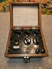Vintage electronics Leeds and Northrup Type S test set/meter w/Wood case #5300 . picture