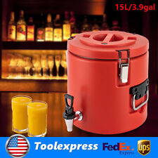 15L Insulated Thermal Hot and Cold Beverage Dispenser Coffee Tea Drinks Server  picture