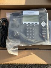 Lot 4.    Polycom 2200-12450-025 Sound point IP450 3-Line Phone with HD Voice picture
