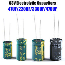 63V 10UF - 470UF High Frequency LOW ESR Radial Aluminium Electrolytic Capacitor picture