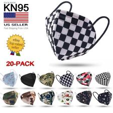 [20/50/ PACK] 5 Layer Filtering KN95 Face Mask PM2.5 Disposable Mouth Cover picture
