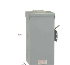 Emergency Power Transfer Switch Non Fused Generator Manual GE 100 Amp 240 Volt picture