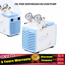 0.5A Oil Free Diaphragm Vacuum Pump For Vacuum Filtration Lab Tool 30L/min picture