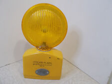 Dietz Visi-Flash 650 Yellow Barricade Construction Safety Light Vintage Man-Cave picture