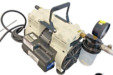WELCH Piston Vacuum Pump: 0.333 hp, 1 Phase, 115V AC, 29.8 in Hg Max Vacuum, 2.3 picture