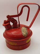 Vintage EAGLE STEEL SAFETY GAS CAN 1/4 US Gallon Quart Capacity Model UI-2S picture