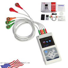 US sale 24 Hour Dynamic ECG Holter 3 Channel EKG System Portable ECG Monitor,FDA picture