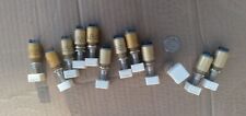 Vintage Electric Switches 12 White Push Buttons  Jukebox Look Steampunk Lot picture