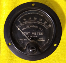 Weston Electrical Ammeter Model 506 Type S3473 0-35 Milliamperes DC Meter Gauge picture